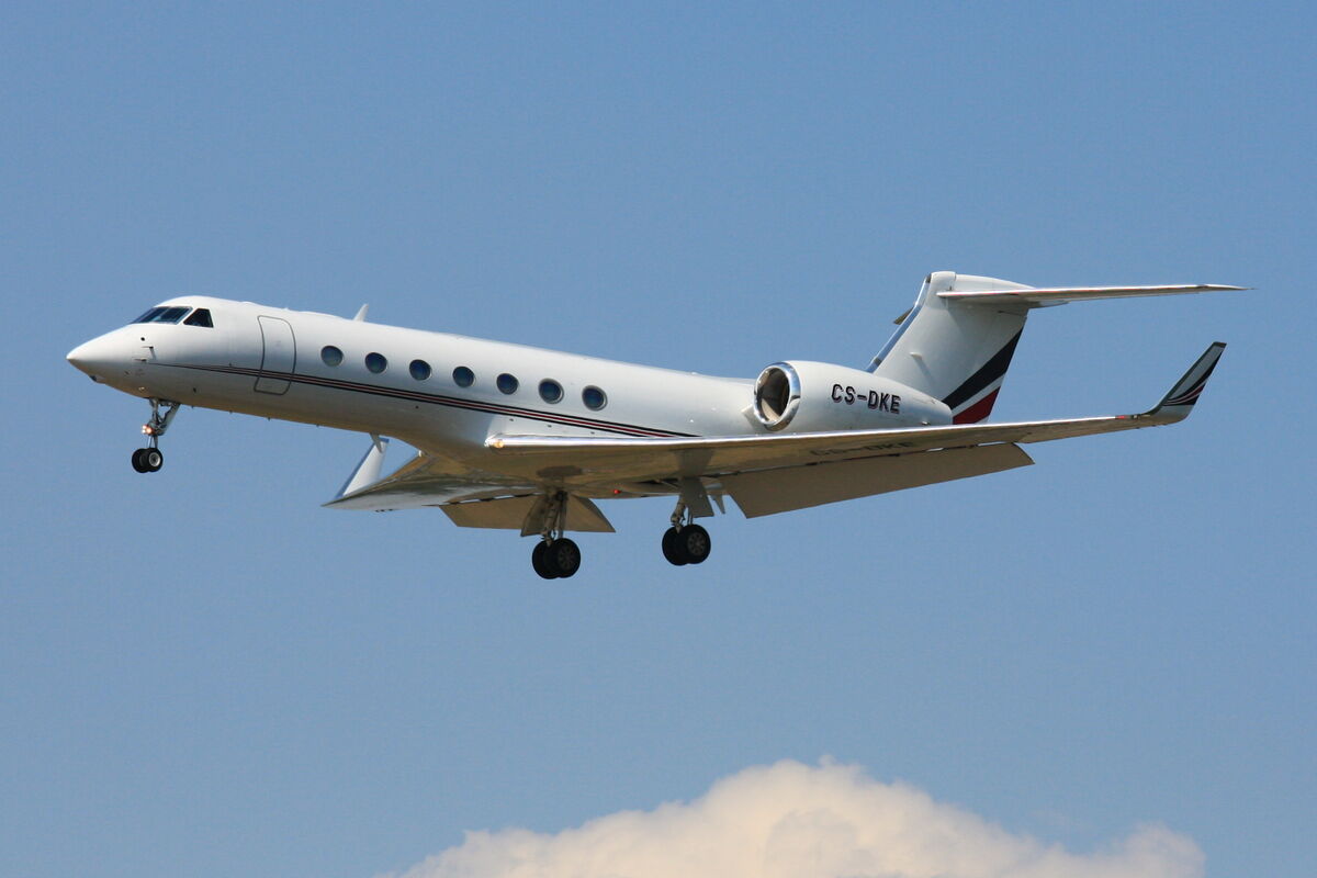 Gulfstream G550 aircraft